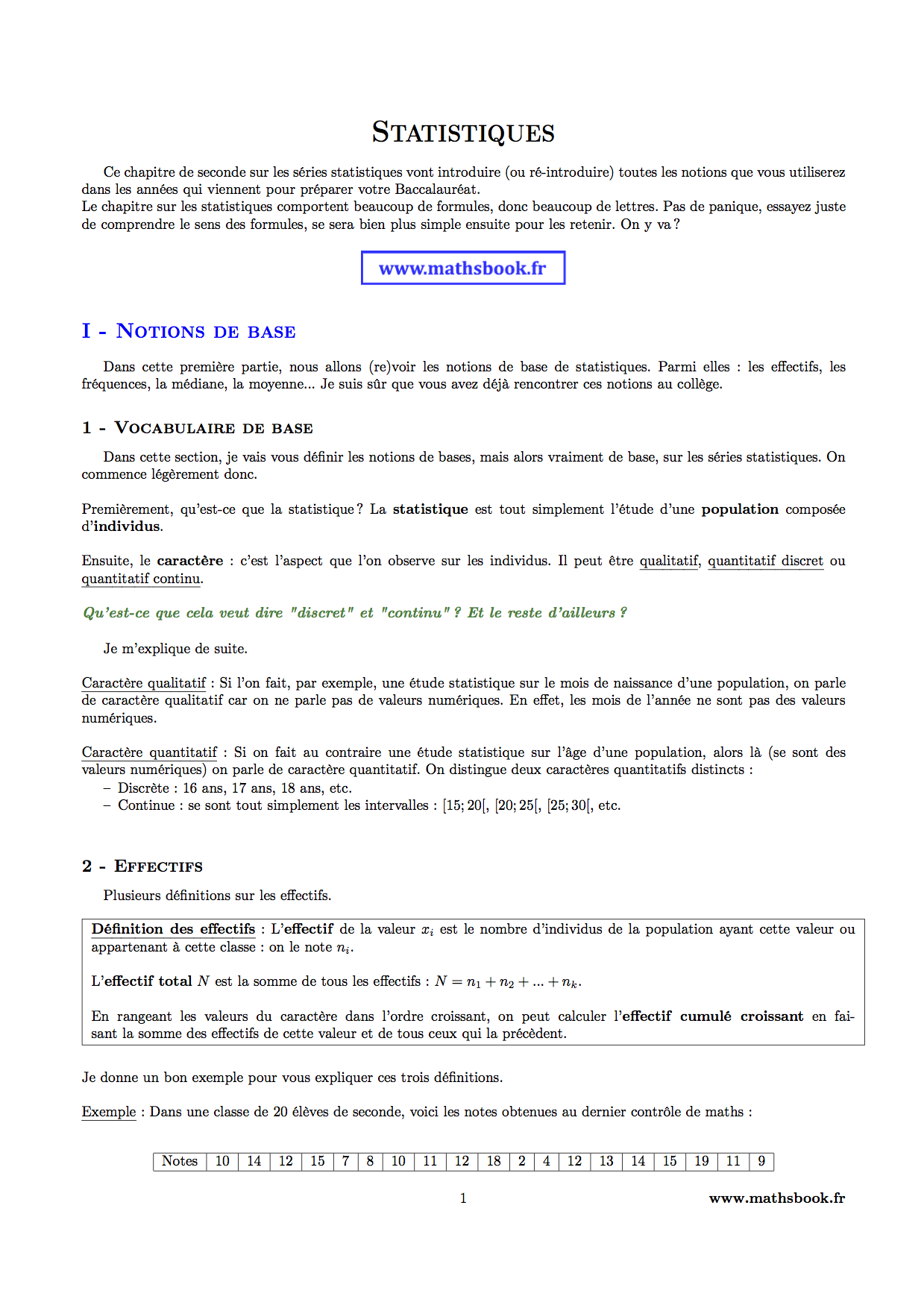 statistiques bases effectifs