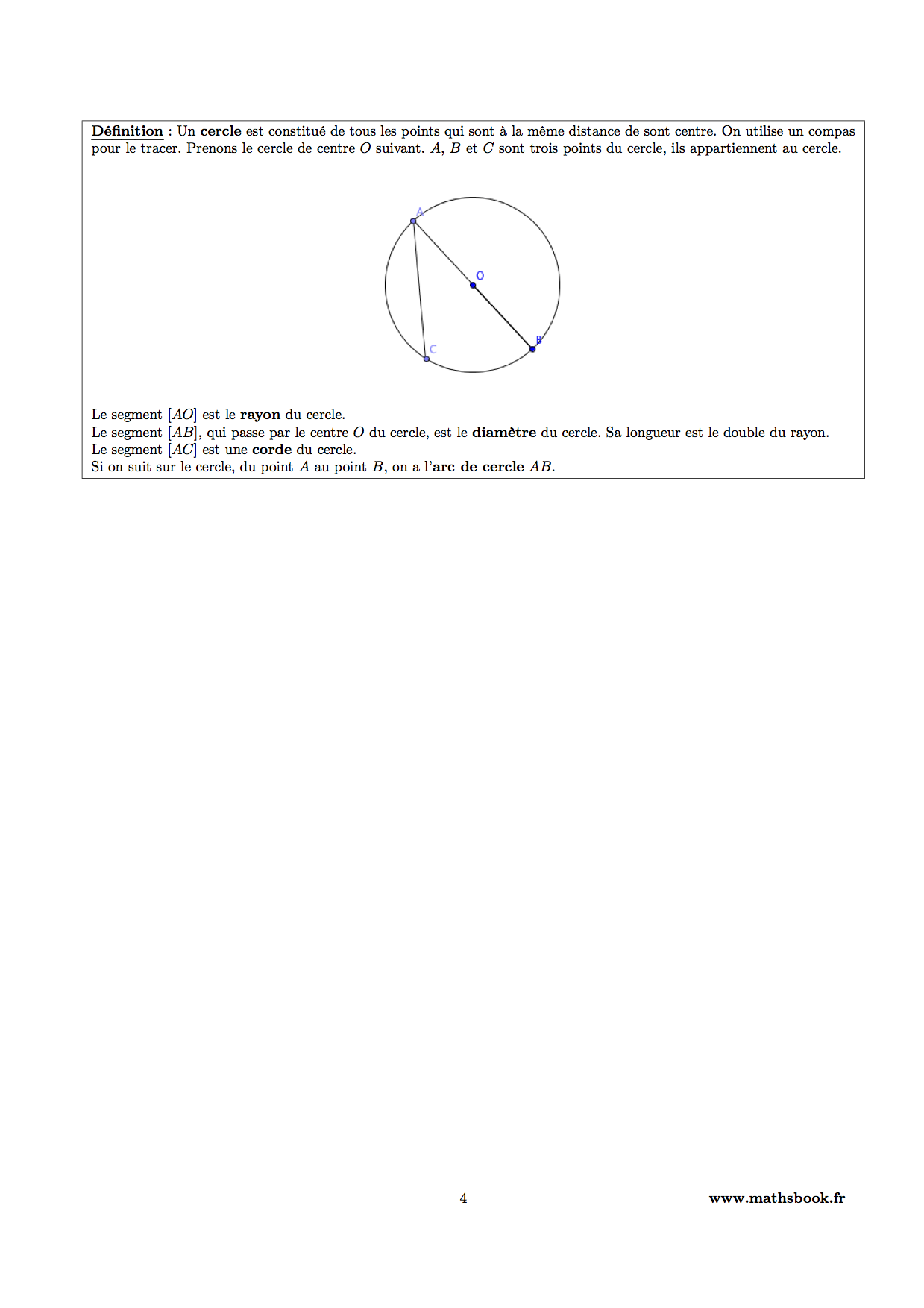geometrie cercle