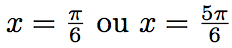 solution de l'équation avec des sinus